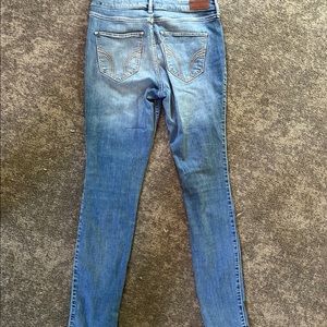 Hollister high rise super skinny jeans size 7L